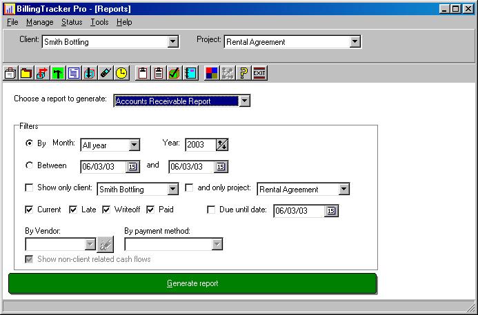 accounting software screenshot