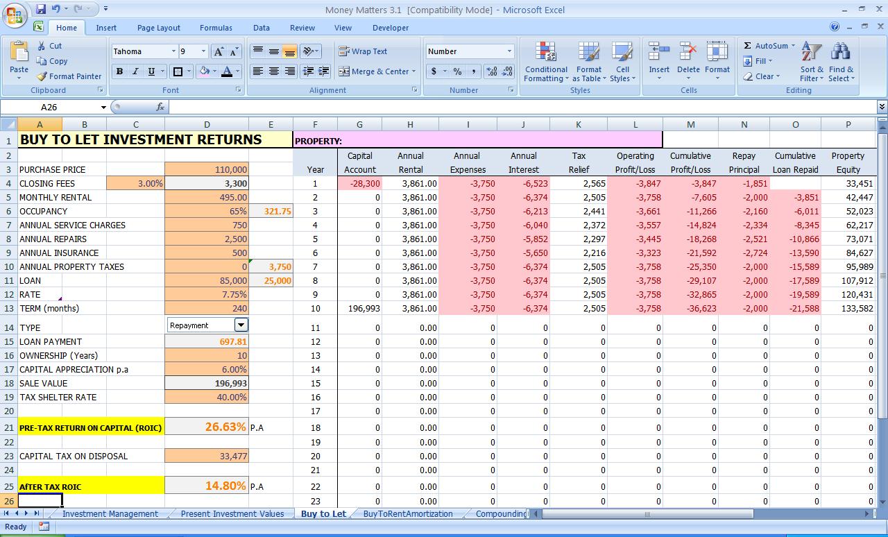 Investment Template Excel from www.ozgrid.com