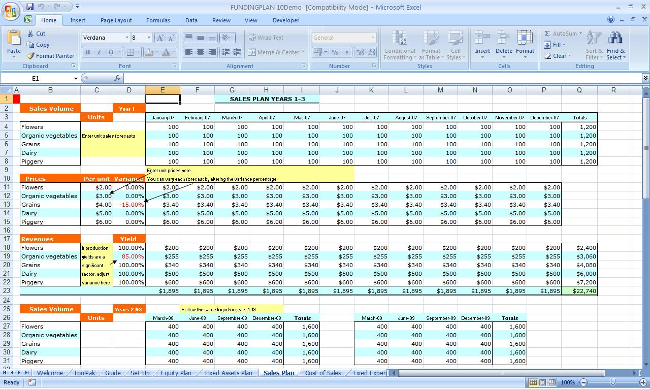 Business Plan Portfolio Template