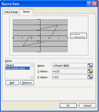 Excel Leader Lines Line Chart